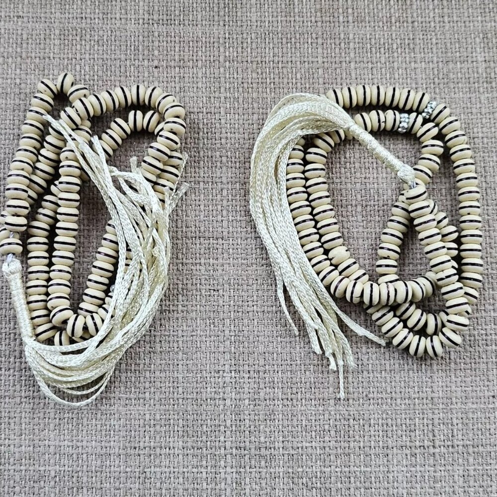 Ramadan Rosery Tasbeeh Muslim Pray Beads Plastic Lot of 2